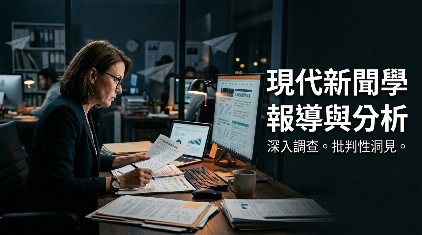 新聞置入是什麼——記者審閱報導資料現場