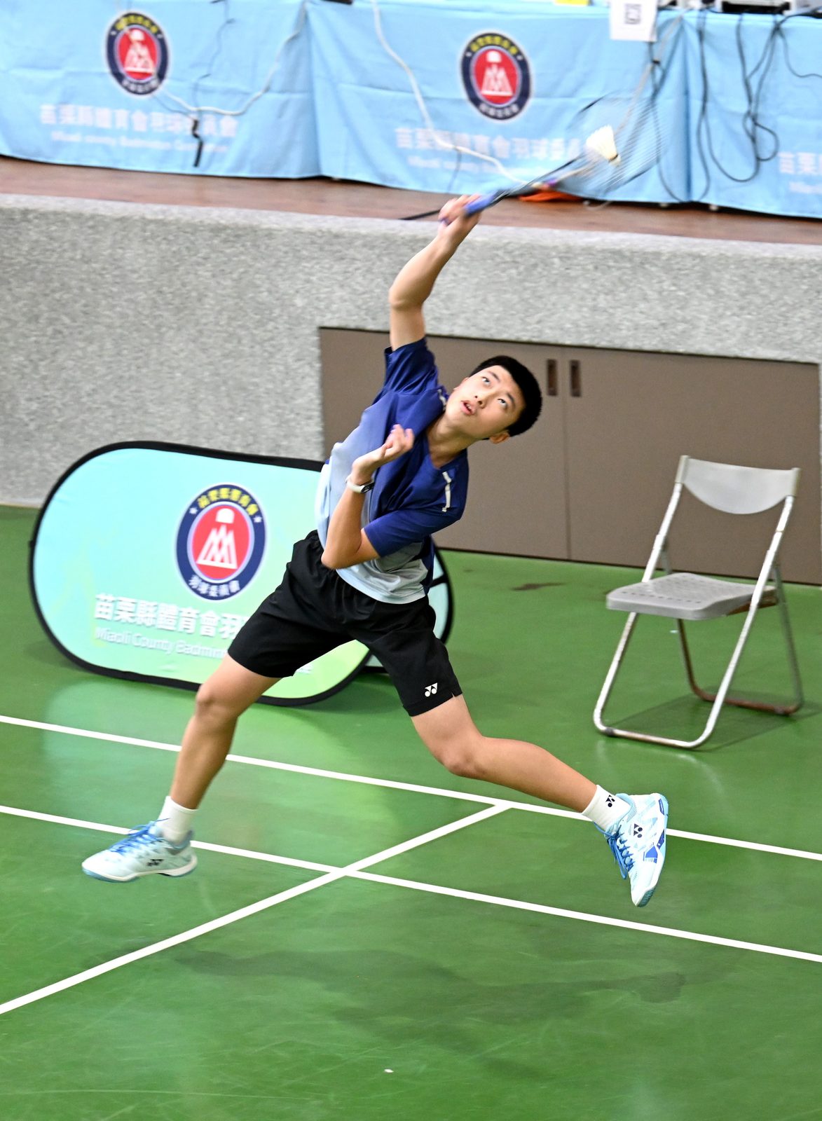 竹南276選手鏖戰羽球場 鍾縣長宣布籌1.3億建大同高中球員宿舍