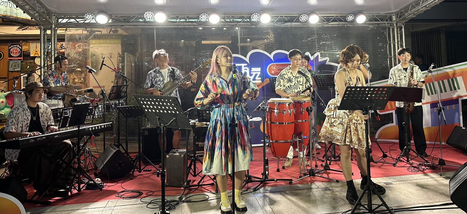 東海爵士音樂美食節登場 異國美食配爵士樂 商圈飄浪漫夏夜風情