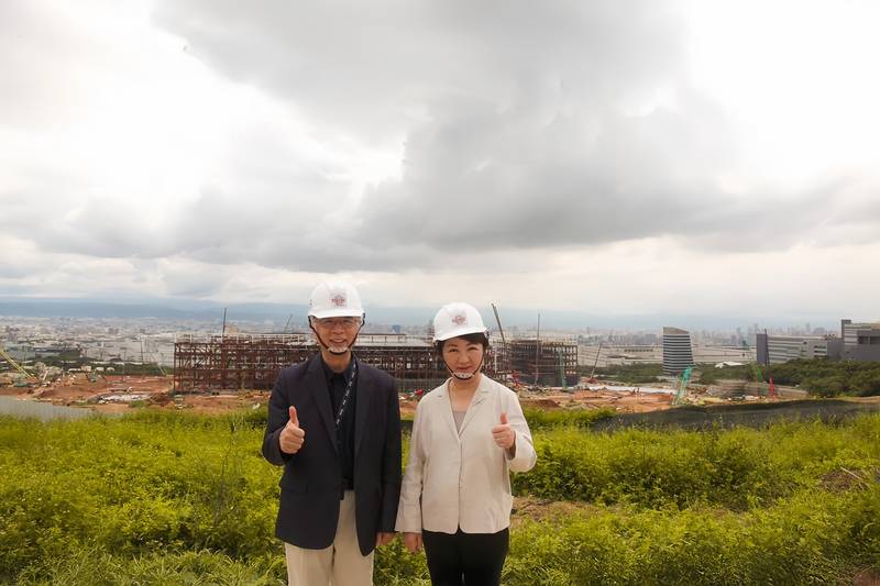 台積電中科1.4奈米新廠工程超前 盧市長關心水電、工安及城市綠化