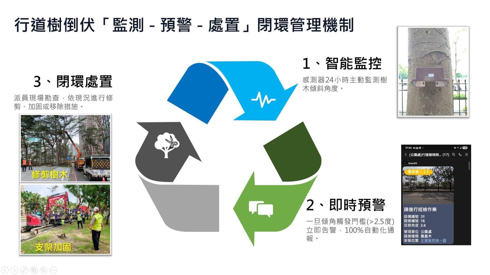 AI預判樹倒風險 高雄智慧防災技術獲臺灣AI卓越獎