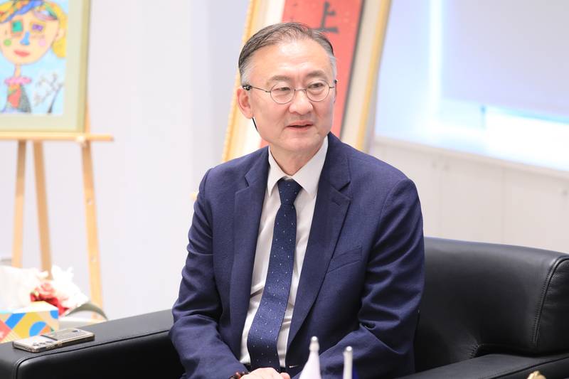 台韓交流再升溫!韓國新任駐台代表黃載皓拜會中市府 盧市長盼攜手深化多元合作