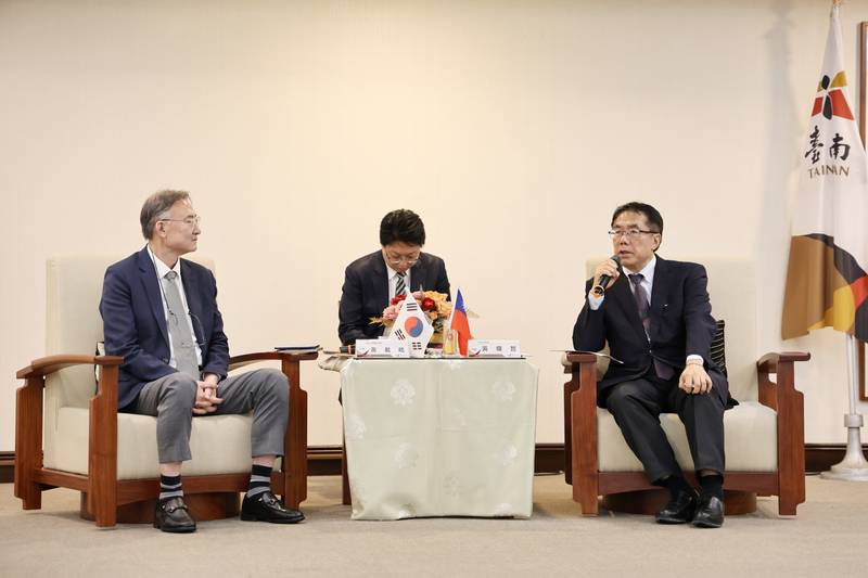 駐台北韓國代表部新任代表黃載皓拜會 共促台韓交流再升級