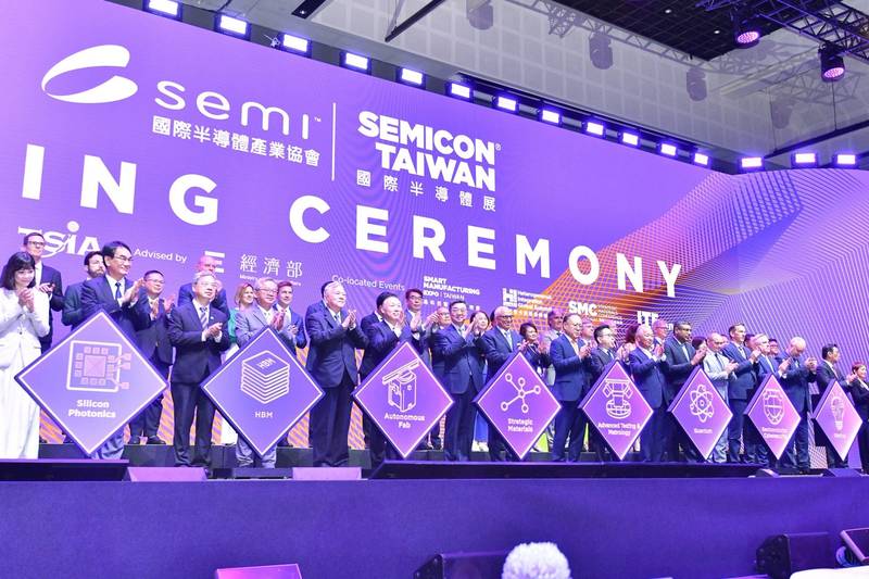 SEMICON國際半導體展開幕 卓揆:備妥土地、能源、金融及人才支持 攜手世界共創高峰