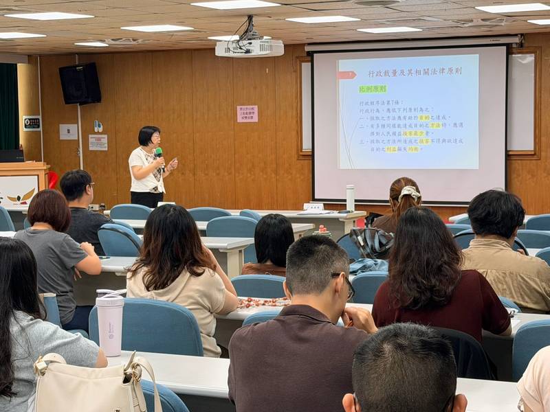 南市府辦理「廉你都懂」廉政教育訓練 從案例破解公務員法律界限