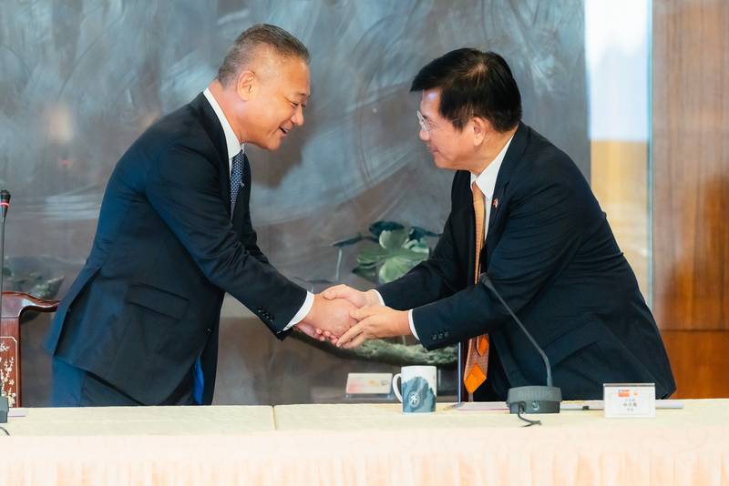 外交部長林佳龍接見日本維新會・中華民國(台灣)友好研討會台灣訪問團