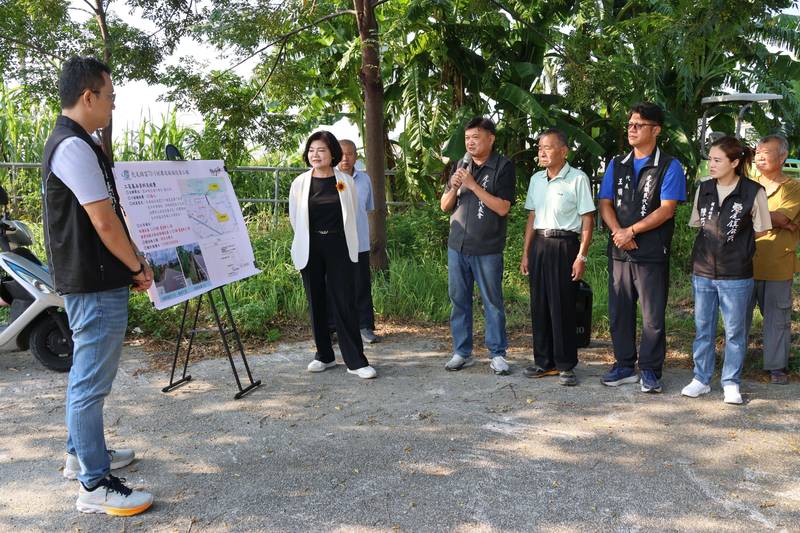 建構安全交通路網 張麗善縣長會勘虎尾鎮雲73-1線路面及側溝改善工程
