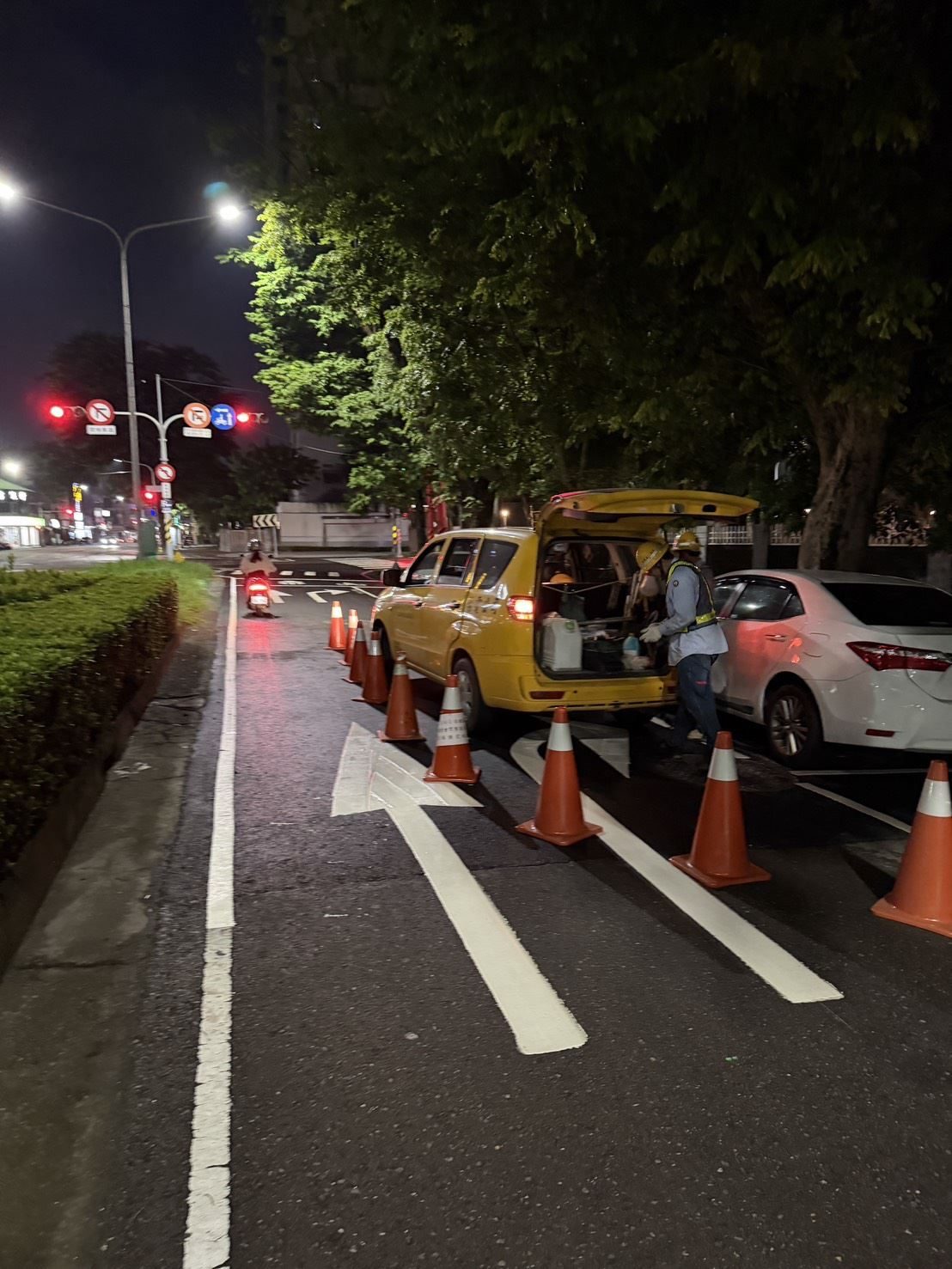 高雄管線單位趁天晴加速巡修 市府要求儘速完成道路復原