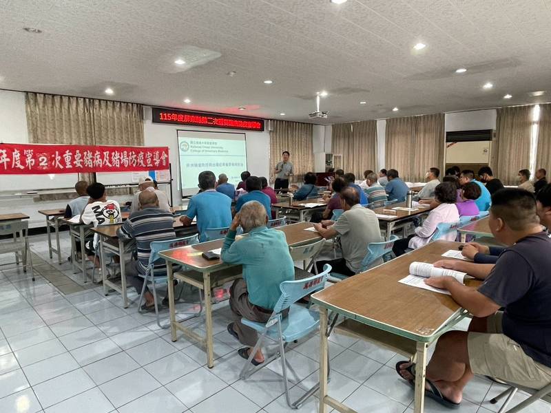 屏東養豬場落實生物安全 源頭降低疫病風險 共同守護產業安全