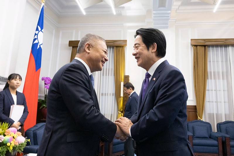 總統感謝日本維新會長期支持臺灣 盼深化臺日合作 共同維護印太和平穩定