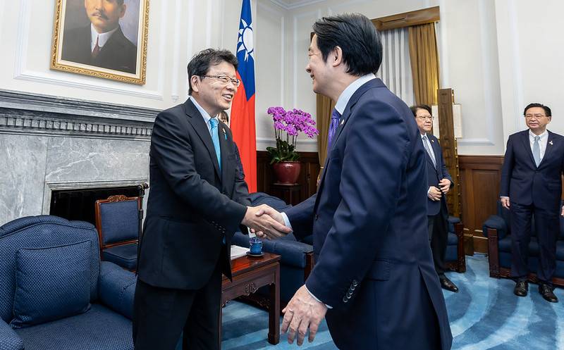 總統接見「思考台灣海峽和平穩定國會議員之會」訪團 盼臺日深化合作 維護臺海及印太和平穩定