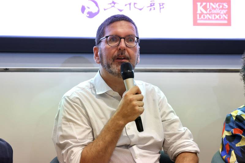 文化部長李遠倫敦國王學院開講 盼開啟臺英更多的文化交流