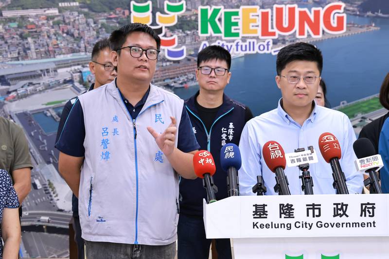 謝國樑關心強降雨災後復原 基隆市府啟動慰助金等多項救助措施 從寬、從簡、從速協助受災市民