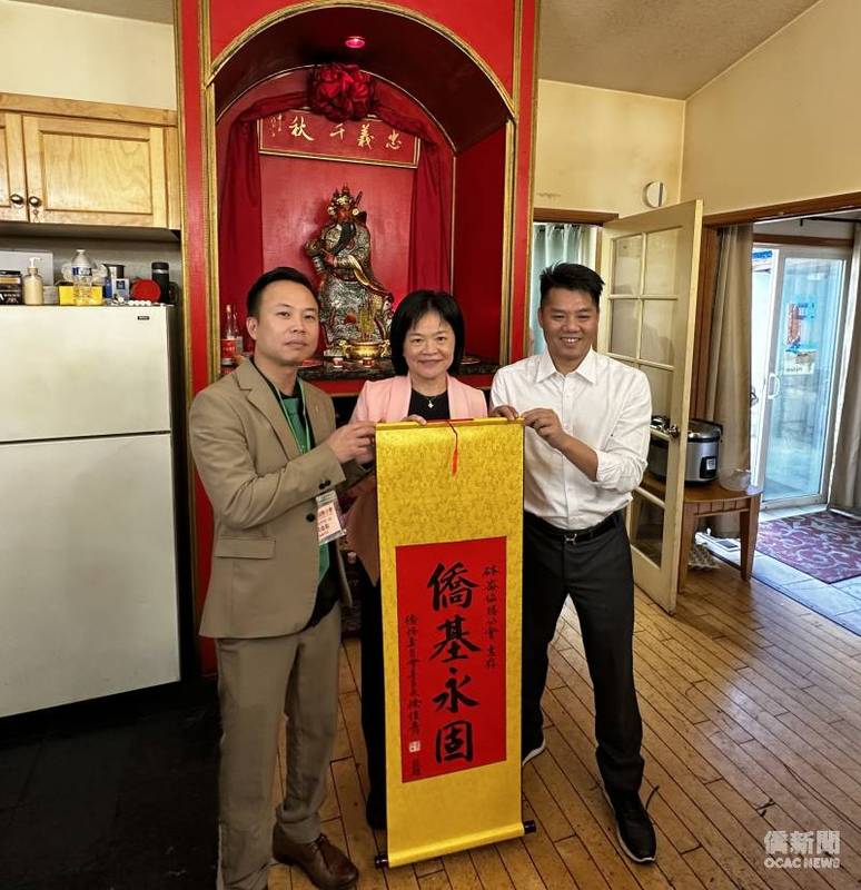 首次出訪走訪波特蘭傳統僑社 賴麗瑩見證文化傳承