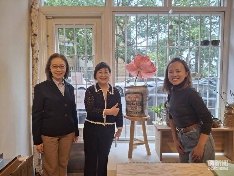 徐佳青參訪莊于萱陶藝文化工作坊 肯定促進台瑞文化交流