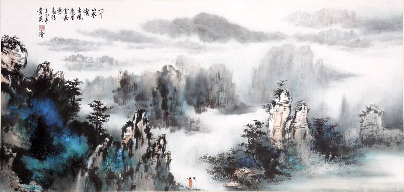 林貴英山水花鳥精選展 盡現水墨人文風情