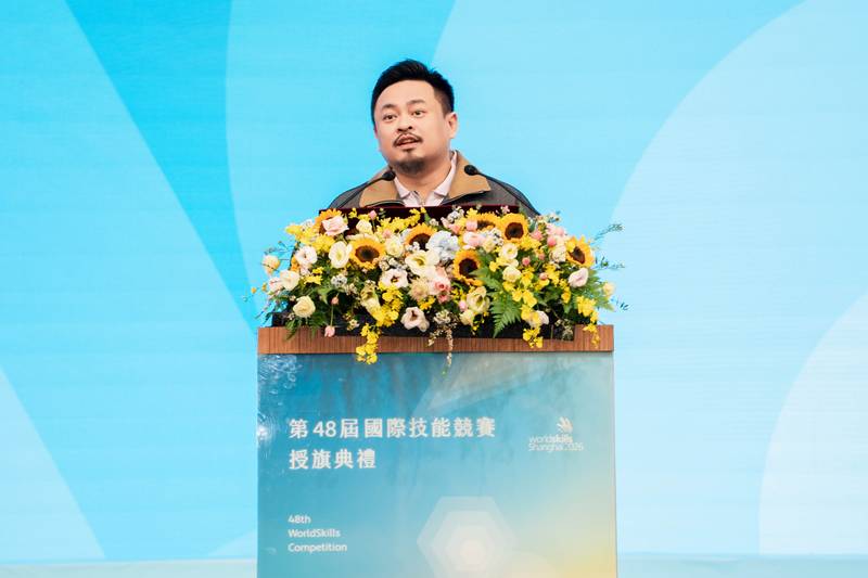 賴清德總統授旗勉勵53名國手 蓄勢迎戰第48屆國際技能競賽