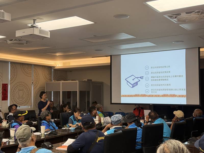原民會主委曾智勇Ljaucu.Zingrur返鄉 談原保地治理地方經驗應成為中央政策形成的基礎