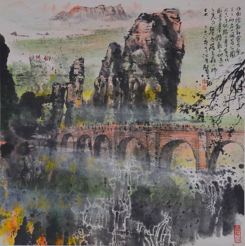 第六屆台灣書畫百人大展 一次盡覽百件名家創作
