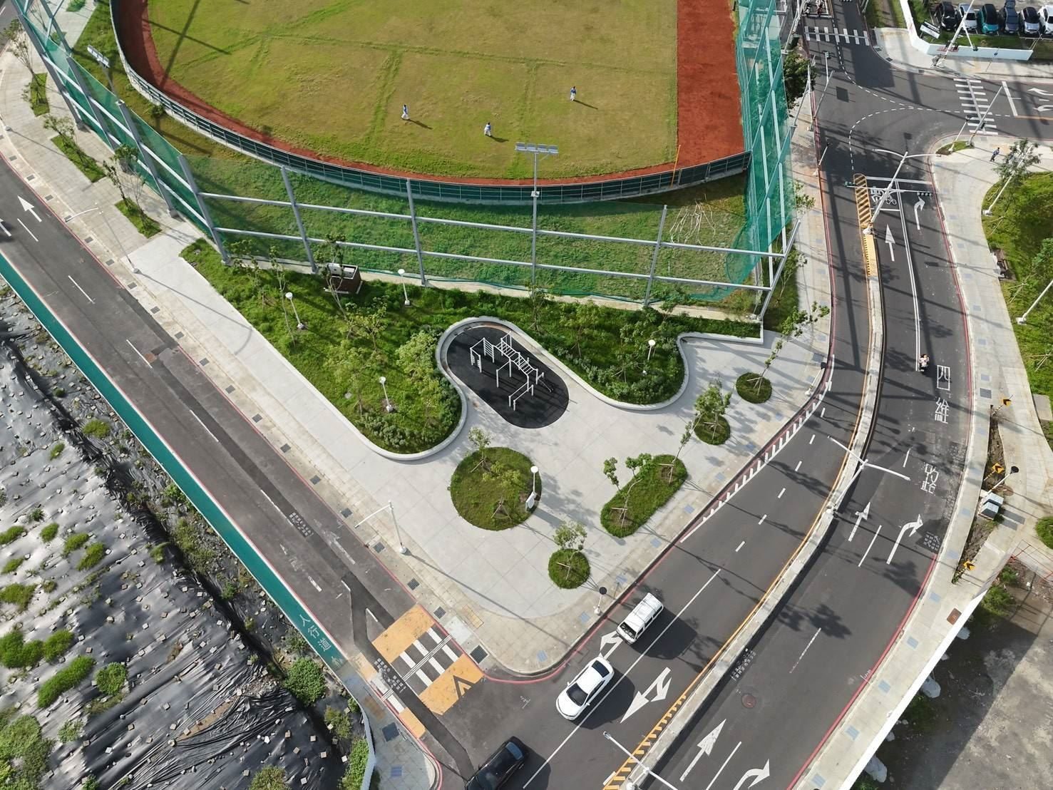 打造O9新生活圈 林欽榮視察滯洪公園 串聯運動休閒新場域