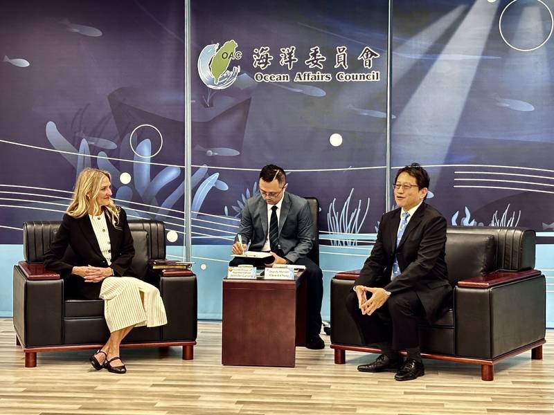 佛州州議會領袖團訪海委會 海洋成為臺美地方交流的新航道