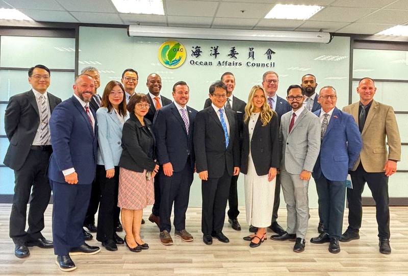 佛州州議會領袖團訪海委會 海洋成為臺美地方交流的新航道