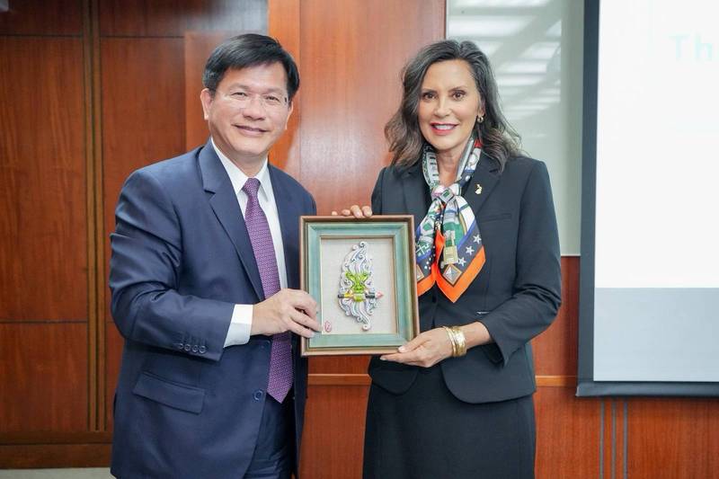外交部誠摯歡迎美國密西根州州長魏美桂率團訪問台灣