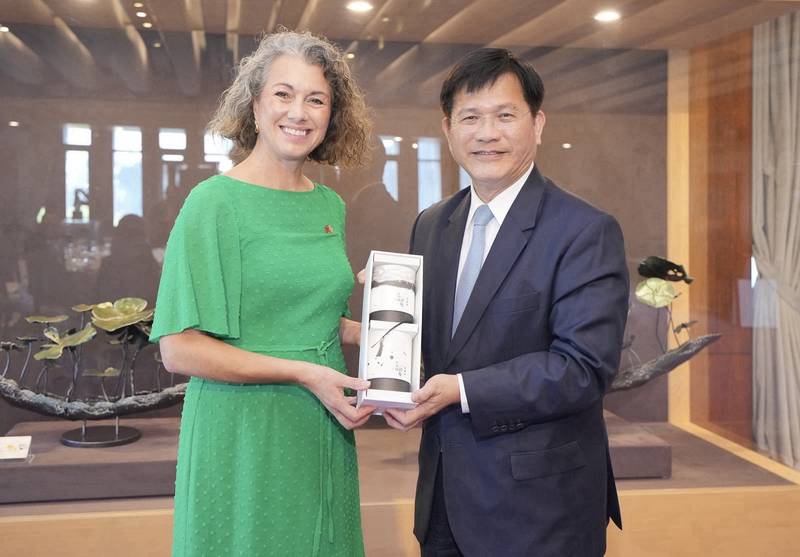 外交部長林佳龍午宴歡迎英國國會「台英國會小組」訪問團