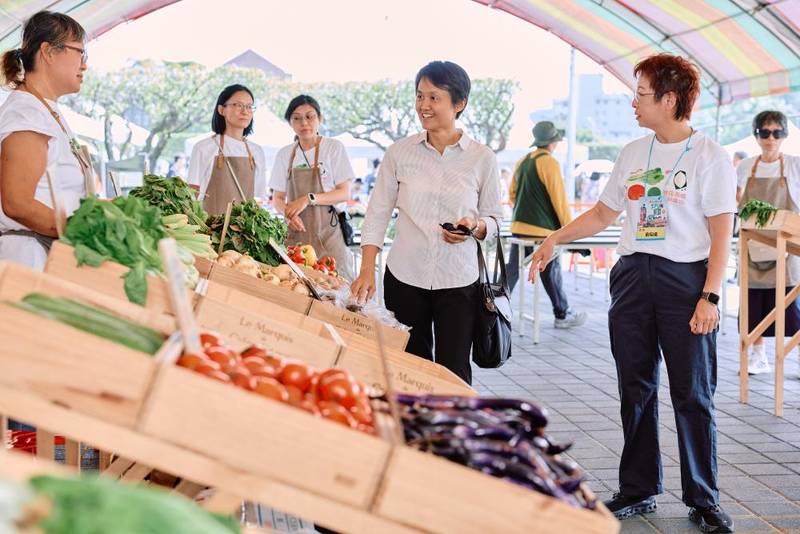 「客庄市場好好玩」首次登凱道 細人仔用客語買菜玩出客家味