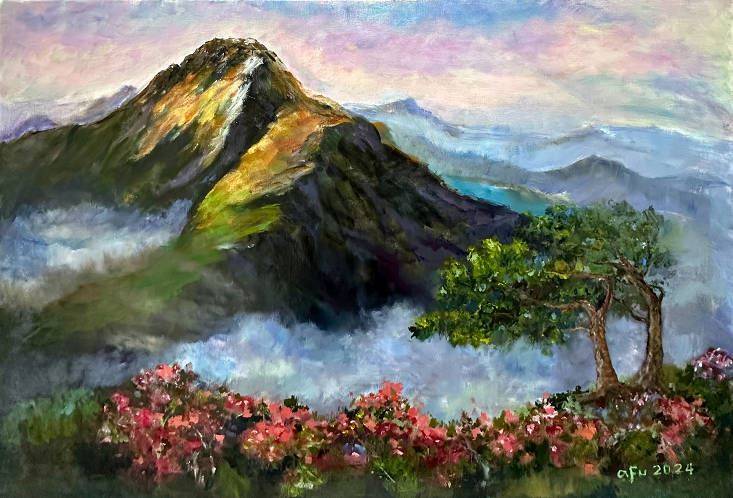 福繪大觀-呂阿福油畫個展 以畫傳愛 用彩繪療癒心靈
