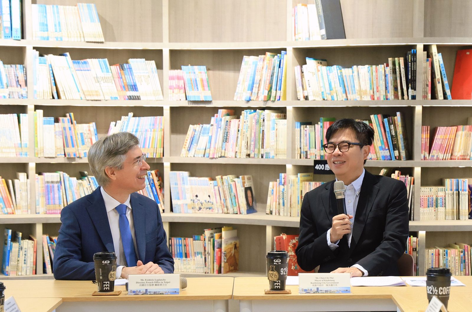 LIFK設校、法國生活節創佳績!陳其邁會晤龐維德 雙方共識深化台法有感合作