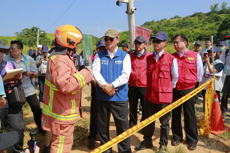 森林火災陸空聯合演習 中央地方全面動員 導入演習評估機制 強化災害應變及防災韌性