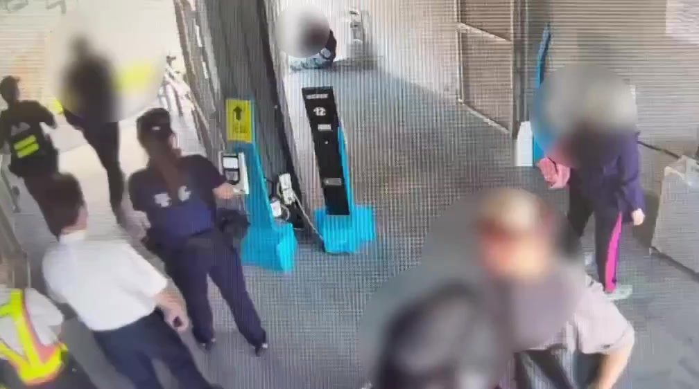 中壢車站月臺男子疑酒醉坐地　鐵警到場關懷協助安全出站