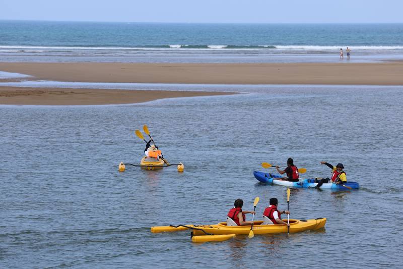 藍色海疆不再有距離！海委會打造全齡共享海岸 福隆海水浴場全面深化「親海無礙」共融旅遊