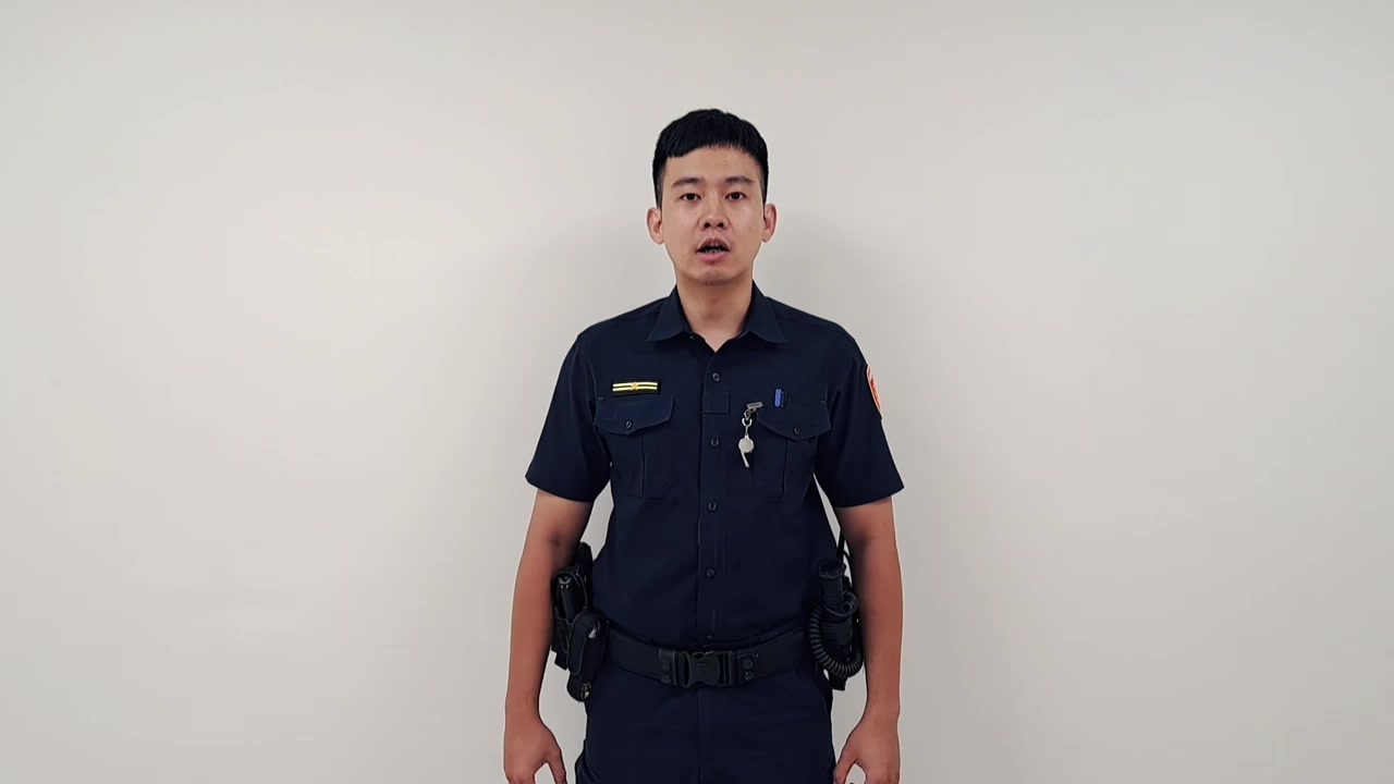中壢派出所副所長林大維說明案情