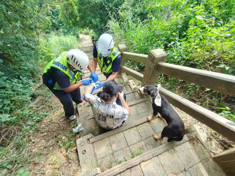 帶愛犬散步突暴走 民眾跌倒致左手疑似骨折送醫