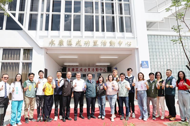 台南第8座前瞻立體停車場啟用 黃偉哲:持續增加停車供給並完善公共服務