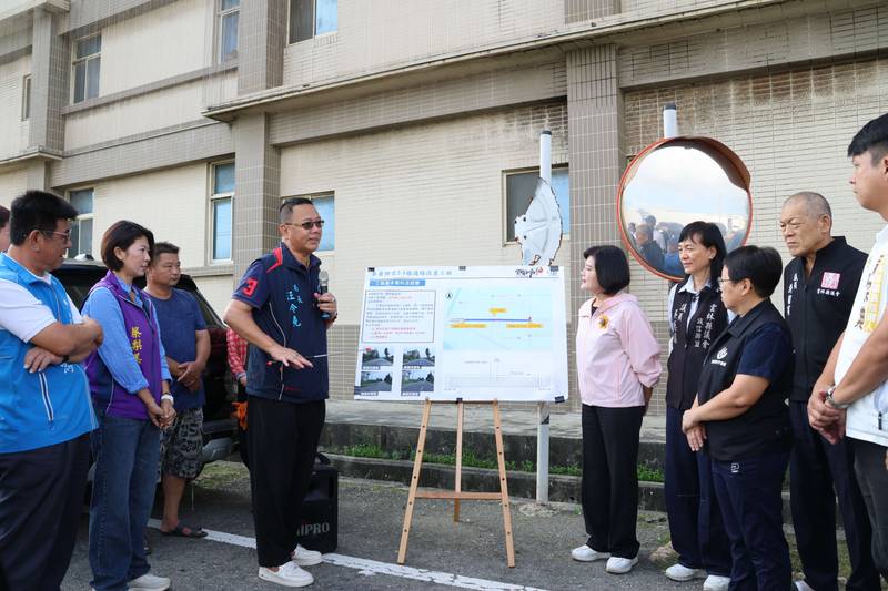 提升用路安全 張麗善縣長會勘麥寮鄉雲 2-1 線道路舖面改善工程