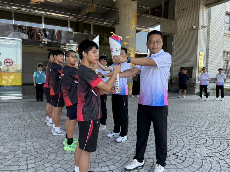 115年全民運動會聖火抵達嘉義縣