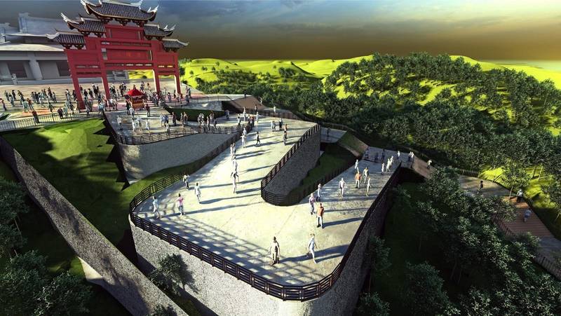 屏東縣琉球醫療升級成果發表會 三隆宮斜坡步道動土 迎接明年迎王祭典