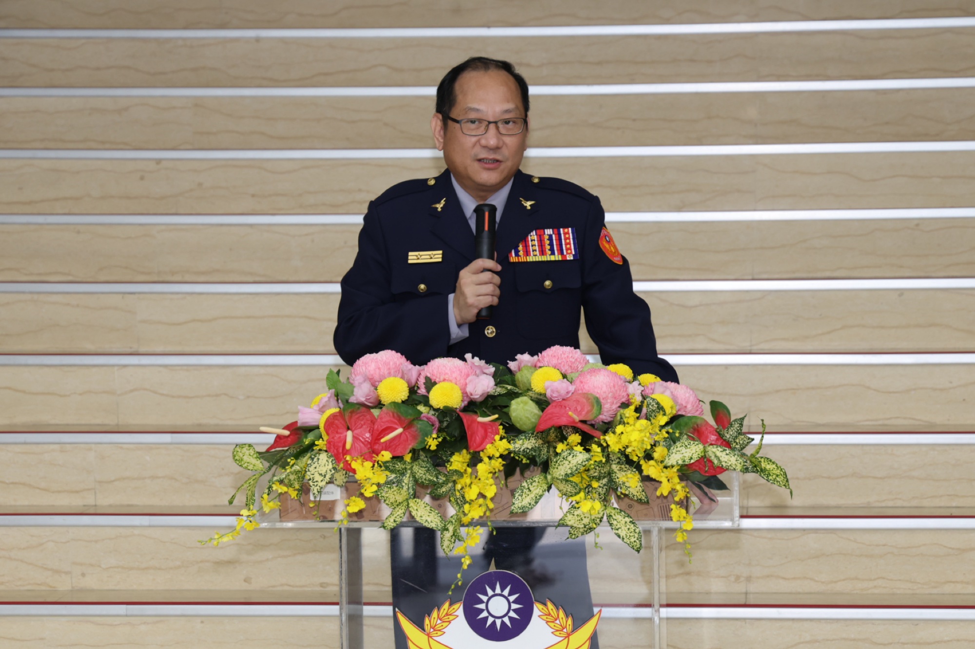 警察局局長林信雄致詞