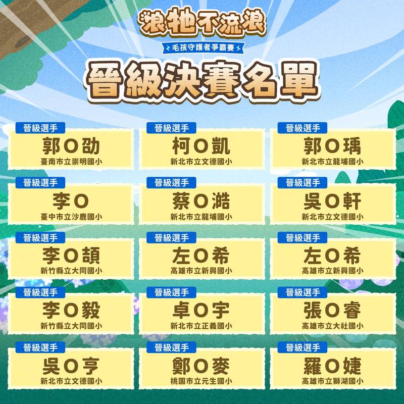 全國30強毛孩守護者出爐　10月4日齊聚農業部角逐前三名