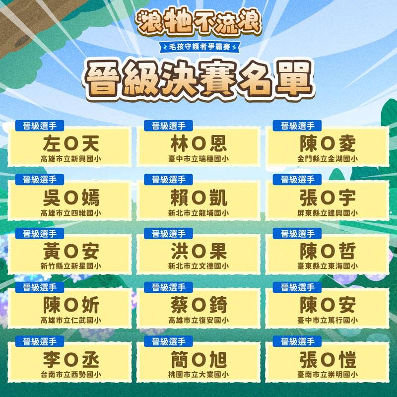 全國30強毛孩守護者出爐　10月4日齊聚農業部角逐前三名