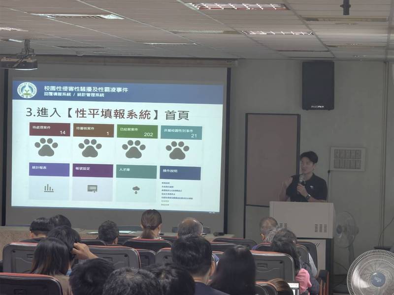 從通報到處置全面精進!南市教育局強化校園性別事件處理量能