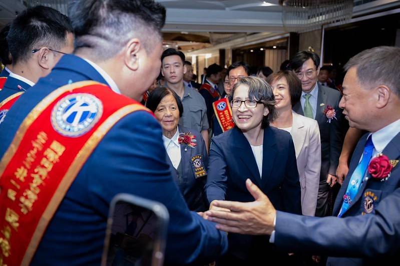 國際同濟會台灣總會長交接 副總統盼持續凝聚力量 為臺灣創造更多陽光與溫暖