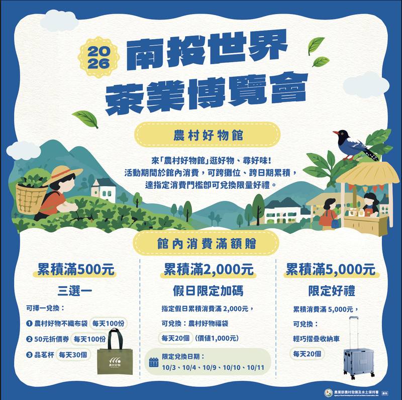 2026南投世界茶業博覽會-農村好物館