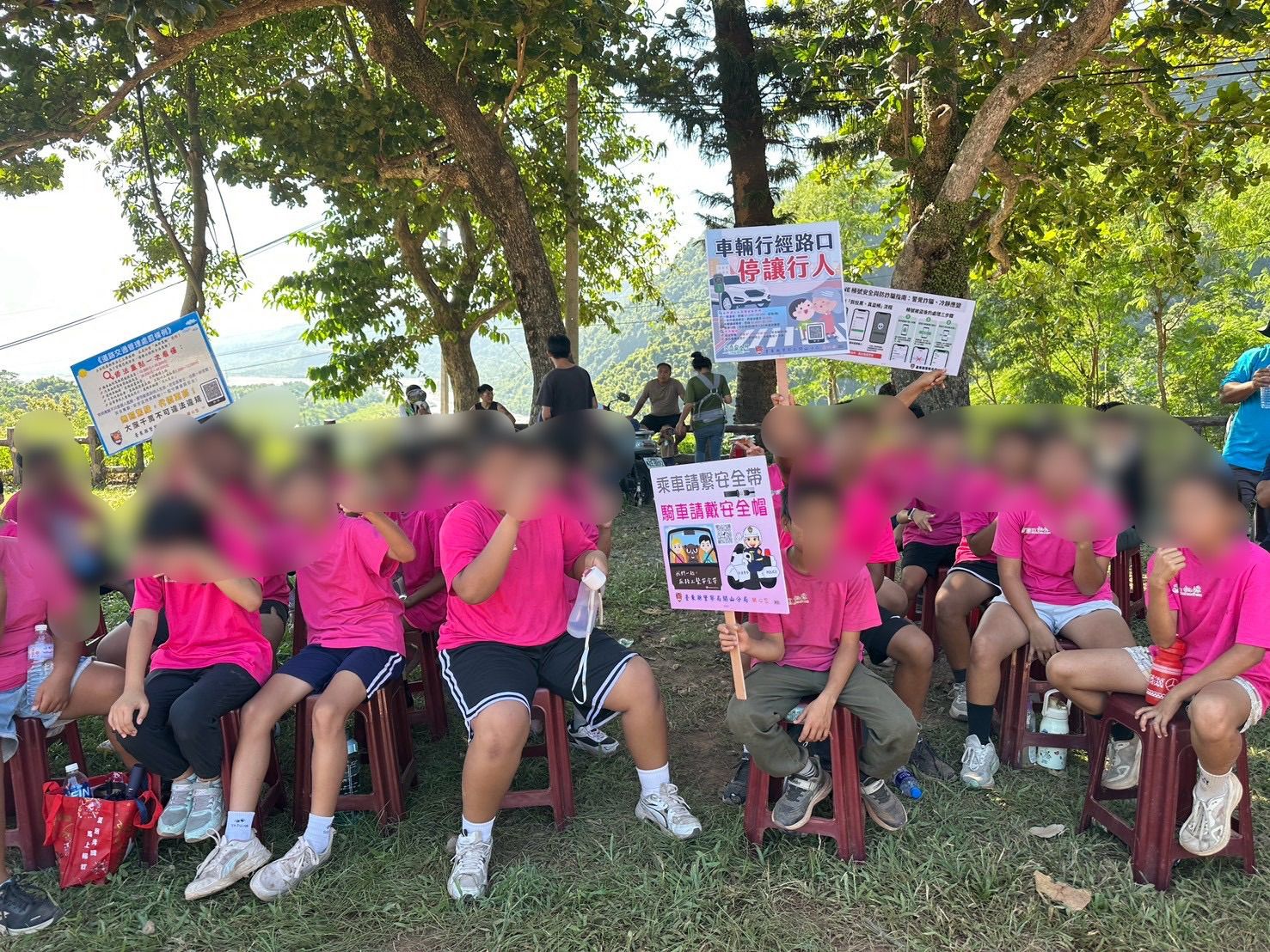 桃源村校聯合運動會 關山警場邊宣導交通安全與防詐