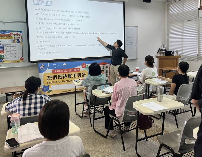 花蓮英語培力深耕三年 第一線實戰演練打造國際接待力