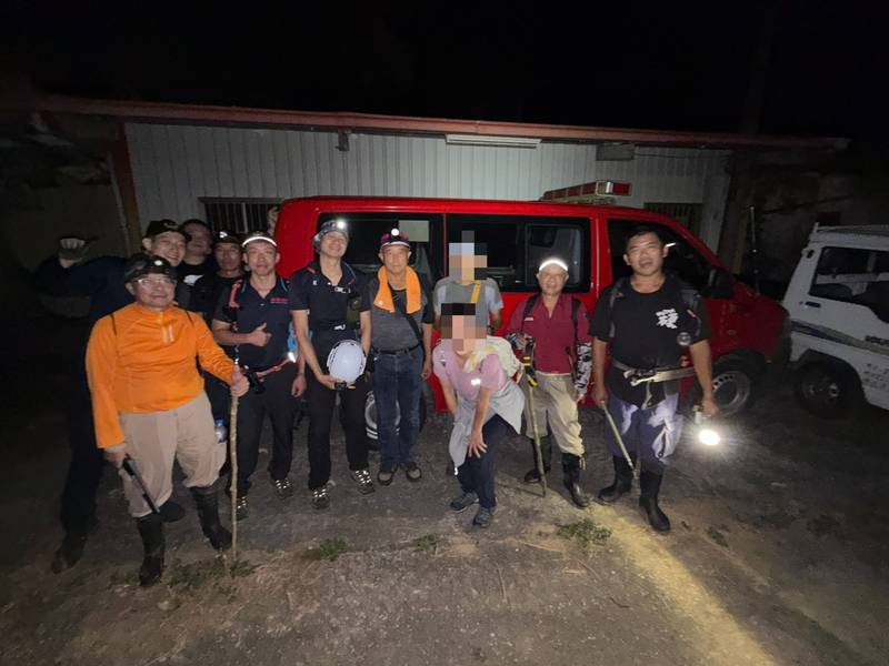 獅潭和興山迷航夜救援