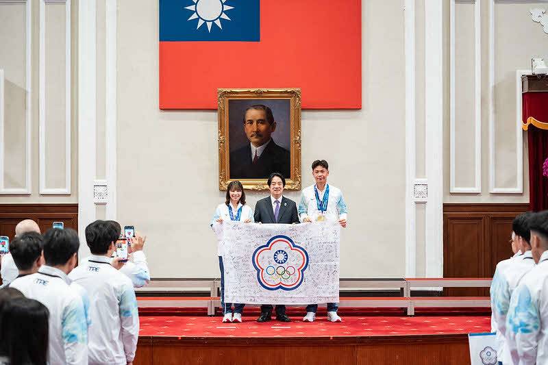 接見亞運代表團　總統肯定選手站上國際舞台是國家驕傲　政府持續給予有力支持